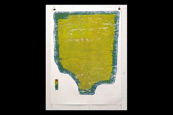 Untitled Found State, 2009, relief, 22x30"