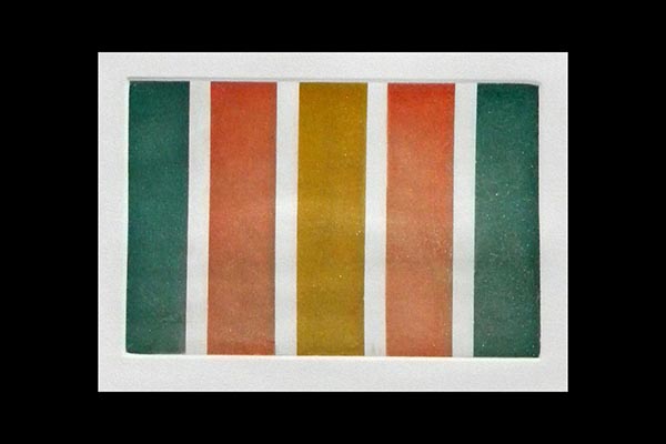 Found Flag, 2009, aquatint, 9x6"